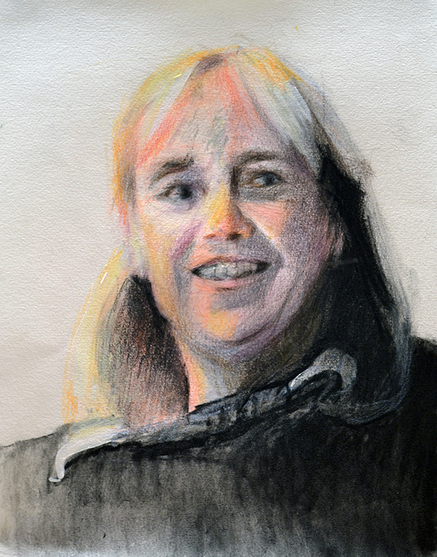 Πίνακας της Γεωργίας Μπλιάτσου από τη συλλογή ΄Απογραφές της μνήμης. Μαρτυρίες από τη Τζιά΄