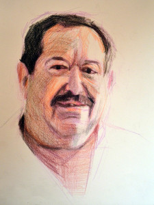 Πίνακας της Γεωργίας Μπλιάτσου από τη συλλογή ΄Απογραφές της μνήμης. Μαρτυρίες από τη Τζιά΄