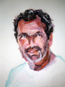 Πίνακας της Γεωργίας Μπλιάτσου από τη συλλογή ΄Απογραφές της μνήμης. Μαρτυρίες από τη Τζιά΄