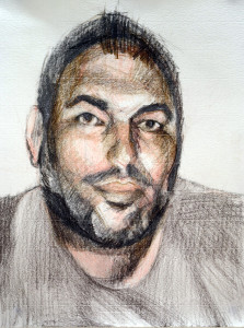 Πίνακας της Γεωργίας Μπλιάτσου από τη συλλογή ΄Απογραφές της μνήμης. Μαρτυρίες από τη Τζιά΄