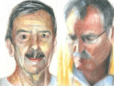 Πίνακας της Γεωργίας Μπλιάτσου από τη συλλογή ΄Απογραφές της μνήμης. Μαρτυρίες από τη Τζιά΄