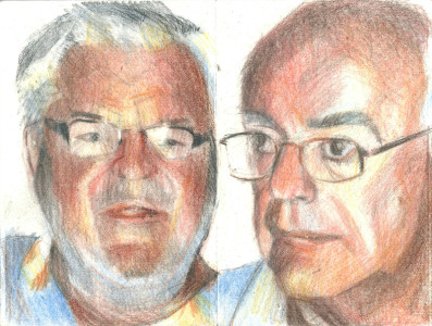 Πίνακας της Γεωργίας Μπλιάτσου από τη συλλογή ΄Απογραφές της μνήμης. Μαρτυρίες από τη Τζιά΄