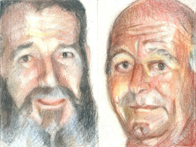 Πίνακας της Γεωργίας Μπλιάτσου από τη συλλογή ΄Απογραφές της μνήμης. Μαρτυρίες από τη Τζιά΄