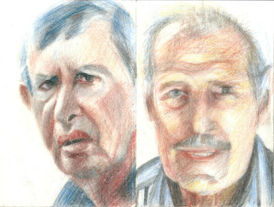 Πίνακας της Γεωργίας Μπλιάτσου από τη συλλογή ΄Απογραφές της μνήμης. Μαρτυρίες από τη Τζιά΄