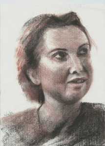 Πίνακας της Γεωργίας Μπλιάτσου από τη συλλογή ΄Απογραφές της μνήμης. Μαρτυρίες από τη Τζιά΄