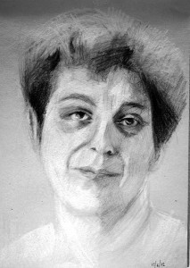 Πίνακας της Γεωργίας Μπλιάτσου από τη συλλογή ΄Απογραφές της μνήμης. Μαρτυρίες από τη Τζιά΄