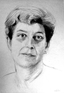 Πίνακας της Γεωργίας Μπλιάτσου από τη συλλογή ΄Απογραφές της μνήμης. Μαρτυρίες από τη Τζιά΄