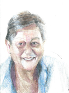 Πίνακας της Γεωργίας Μπλιάτσου από τη συλλογή ΄Απογραφές της μνήμης. Μαρτυρίες από τη Τζιά΄