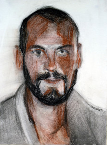 Πίνακας της Γεωργίας Μπλιάτσου από τη συλλογή ΄Απογραφές της μνήμης. Μαρτυρίες από τη Τζιά΄