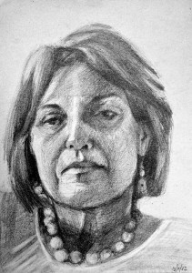 Πίνακας της Γεωργίας Μπλιάτσου από τη συλλογή ΄Απογραφές της μνήμης. Μαρτυρίες από τη Τζιά΄