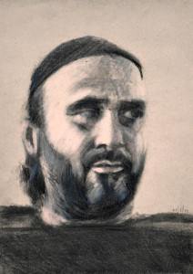 Πίνακας της Γεωργίας Μπλιάτσου από τη συλλογή ΄Απογραφές της μνήμης. Μαρτυρίες από τη Τζιά΄