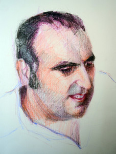 Πίνακας της Γεωργίας Μπλιάτσου από τη συλλογή ΄Απογραφές της μνήμης. Μαρτυρίες από τη Τζιά΄