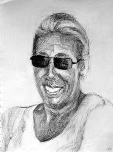 Πίνακας της Γεωργίας Μπλιάτσου από τη συλλογή ΄Απογραφές της μνήμης. Μαρτυρίες από τη Τζιά΄