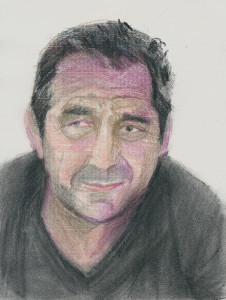 Πίνακας της Γεωργίας Μπλιάτσου από τη συλλογή ΄Απογραφές της μνήμης. Μαρτυρίες από τη Τζιά΄