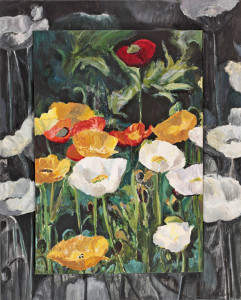 Πίνακας της Γεωργίας Μπλιάτσου από τη συλλογή ΄Φωνές Λουλουδιών΄