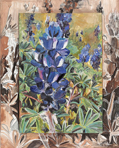 Πίνακας της Γεωργίας Μπλιάτσου από τη συλλογή ΄Φωνές Λουλουδιών΄