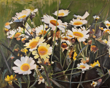 Πίνακας της Γεωργίας Μπλιάτσου από τη συλλογή ΄Φωνές Λουλουδιών΄