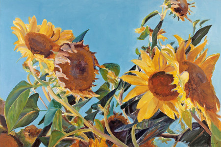 Πίνακας της Γεωργίας Μπλιάτσου από τη συλλογή ΄Φωνές Λουλουδιών΄