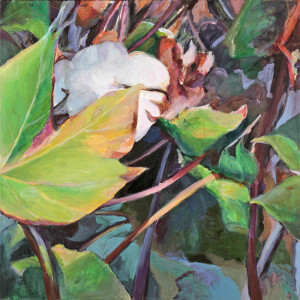 Πίνακας της Γεωργίας Μπλιάτσου από τη συλλογή ΄Φωνές Λουλουδιών΄