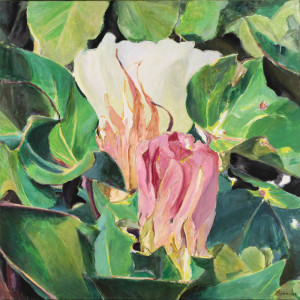 Πίνακας της Γεωργίας Μπλιάτσου από τη συλλογή ΄Φωνές Λουλουδιών΄