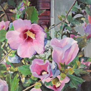 Πίνακας της Γεωργίας Μπλιάτσου από τη συλλογή ΄Φωνές Λουλουδιών΄