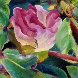 Πίνακας της Γεωργίας Μπλιάτσου από τη συλλογή ΄Φωνές Λουλουδιών΄