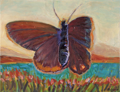 Πίνακας της Γεωργίας Μπλιάτσου από τη συλλογή ΄Φωνές Λουλουδιών΄