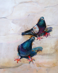 Πίνακας της Γεωργίας Μπλιάτσου από τη συλλογή ΄Φύσις εξαρκέει πάντα πάσιν΄