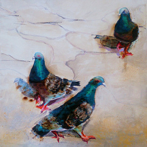 Πίνακας της Γεωργίας Μπλιάτσου από τη συλλογή ΄Φύσις εξαρκέει πάντα πάσιν΄