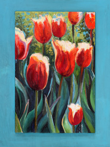 Πίνακας της Γεωργίας Μπλιάτσου από τη συλλογή ΄Φύσις εξαρκέει πάντα πάσιν΄