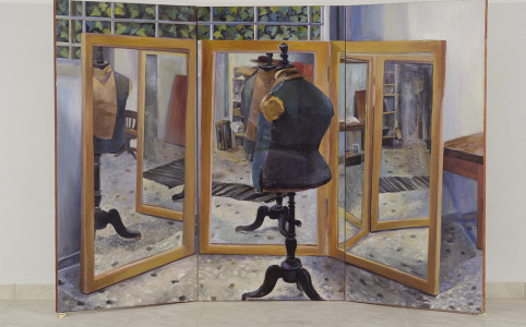 Πίνακας της Γεωργίας Μπλιάτσου από τη συλλογή ΄Απουσίες Παρουσίες΄