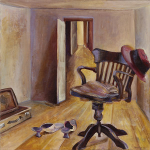 Πίνακας της Γεωργίας Μπλιάτσου από τη συλλογή ΄Απουσίες Παρουσίες΄