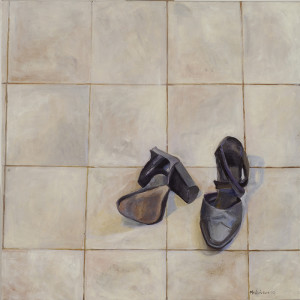 Πίνακας της Γεωργίας Μπλιάτσου από τη συλλογή ΄Απουσίες Παρουσίες΄