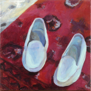 Πίνακας της Γεωργίας Μπλιάτσου από τη συλλογή ΄Απουσίες Παρουσίες΄