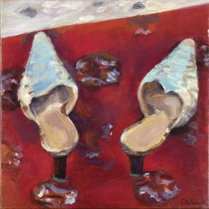 Πίνακας της Γεωργίας Μπλιάτσου από τη συλλογή ΄Απουσίες Παρουσίες΄