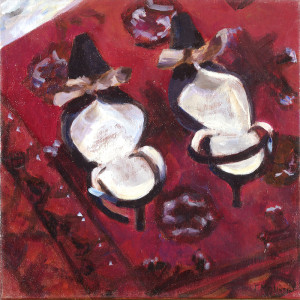 Πίνακας της Γεωργίας Μπλιάτσου από τη συλλογή ΄Απουσίες Παρουσίες΄