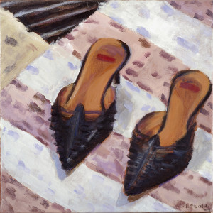 Πίνακας της Γεωργίας Μπλιάτσου από τη συλλογή ΄Απουσίες Παρουσίες΄