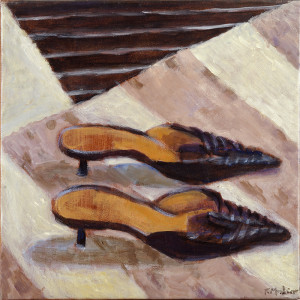 Πίνακας της Γεωργίας Μπλιάτσου από τη συλλογή ΄Απουσίες Παρουσίες΄