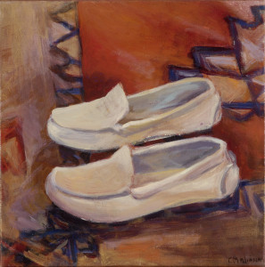 Πίνακας της Γεωργίας Μπλιάτσου από τη συλλογή ΄Απουσίες Παρουσίες΄