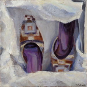 Πίνακας της Γεωργίας Μπλιάτσου από τη συλλογή ΄Απουσίες Παρουσίες΄