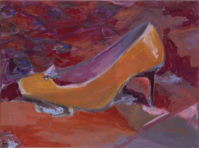 Πίνακας της Γεωργίας Μπλιάτσου από τη συλλογή ΄Απουσίες Παρουσίες΄