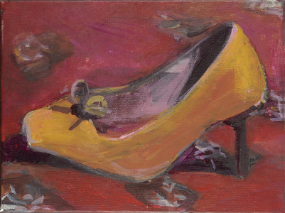 Πίνακας της Γεωργίας Μπλιάτσου από τη συλλογή ΄Απουσίες Παρουσίες΄