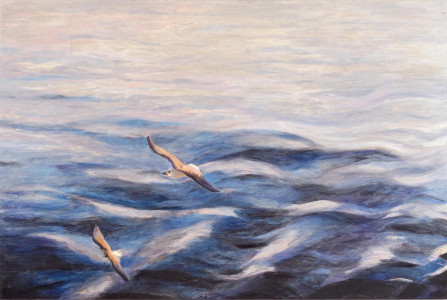 Πίνακας της Γεωργίας Μπλιάτσου από τη συλλογή ΄Λεξιλόγιο Μοναξιάς΄