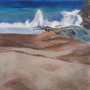 Πίνακας της Γεωργίας Μπλιάτσου από τη συλλογή ΄Λεξιλόγιο Μοναξιάς΄