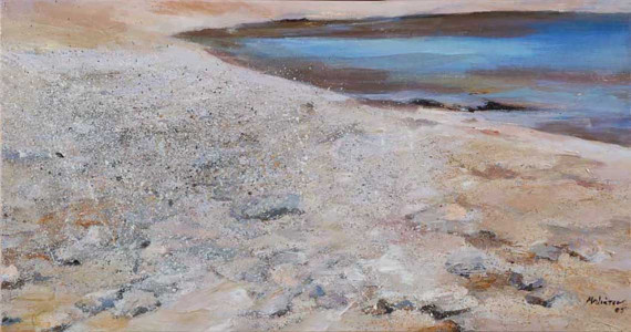 Πίνακας της Γεωργίας Μπλιάτσου από τη συλλογή ΄Λεξιλόγιο Μοναξιάς΄