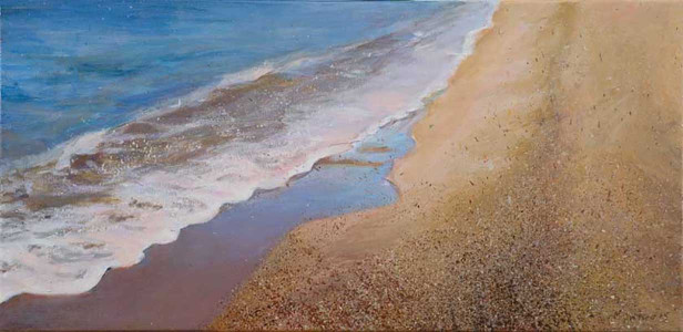 Πίνακας της Γεωργίας Μπλιάτσου από τη συλλογή ΄Λεξιλόγιο Μοναξιάς΄