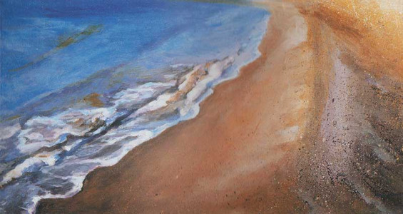 Πίνακας της Γεωργίας Μπλιάτσου από τη συλλογή ΄Λεξιλόγιο Μοναξιάς΄