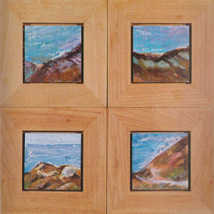 Πίνακας της Γεωργίας Μπλιάτσου από τη συλλογή ΄Λεξιλόγιο Μοναξιάς΄