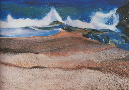 Πίνακας της Γεωργίας Μπλιάτσου από τη συλλογή ΄Λεξιλόγιο Μοναξιάς΄