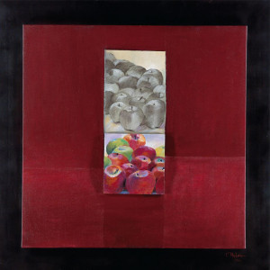 Πίνακας της Γεωργίας Μπλιάτσου από τη συλλογή ΄Οπτικά Παιχνίδια΄